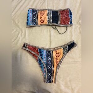 Colorful Boho Bikini Set
